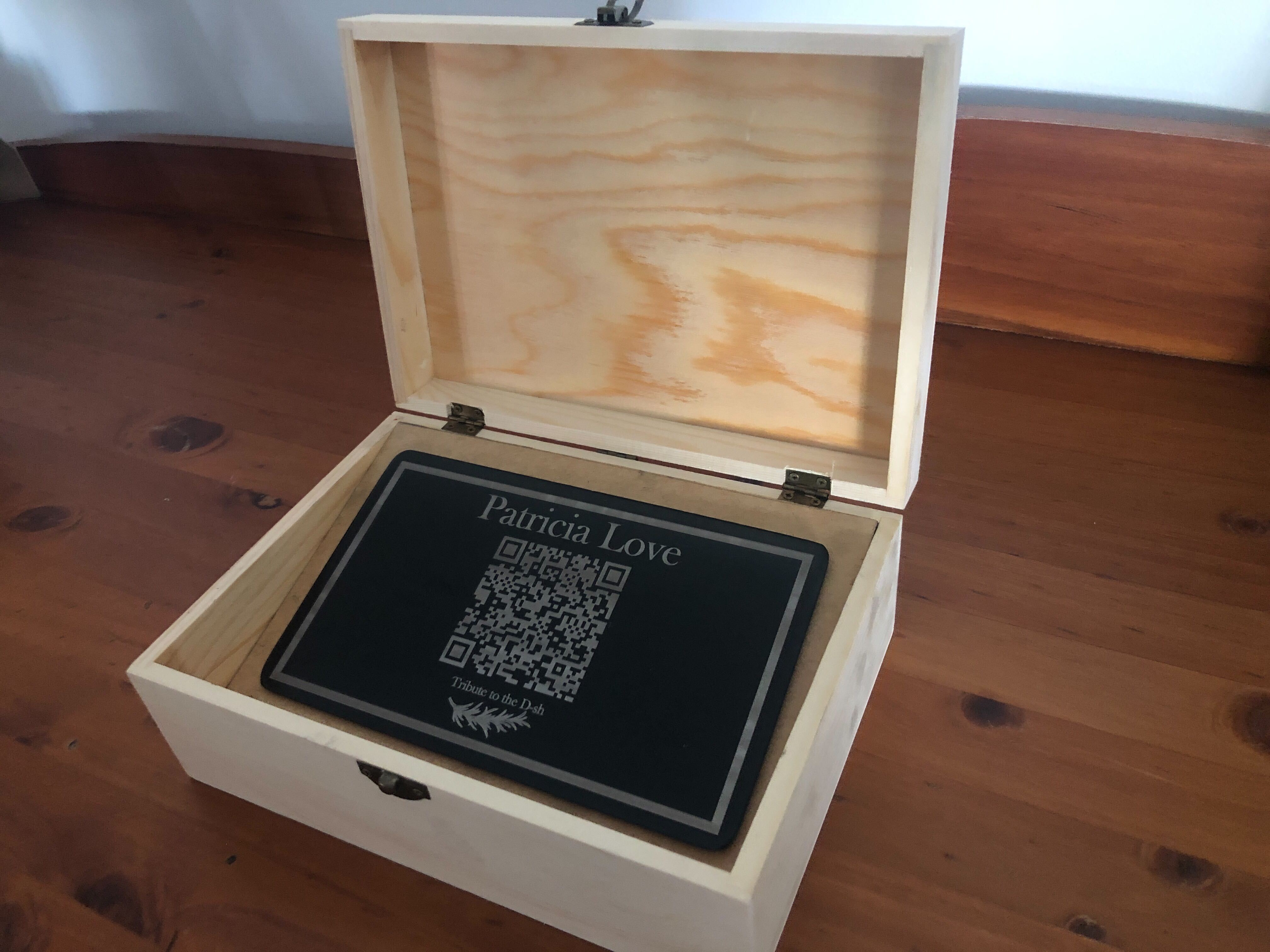 QR Coded Plaque